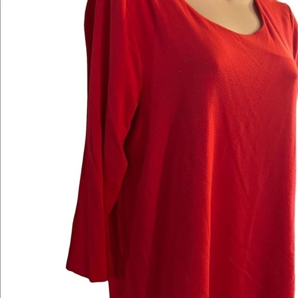 Vince Camuto red blouse/ tunic size M‎ - Picture 5 of 8